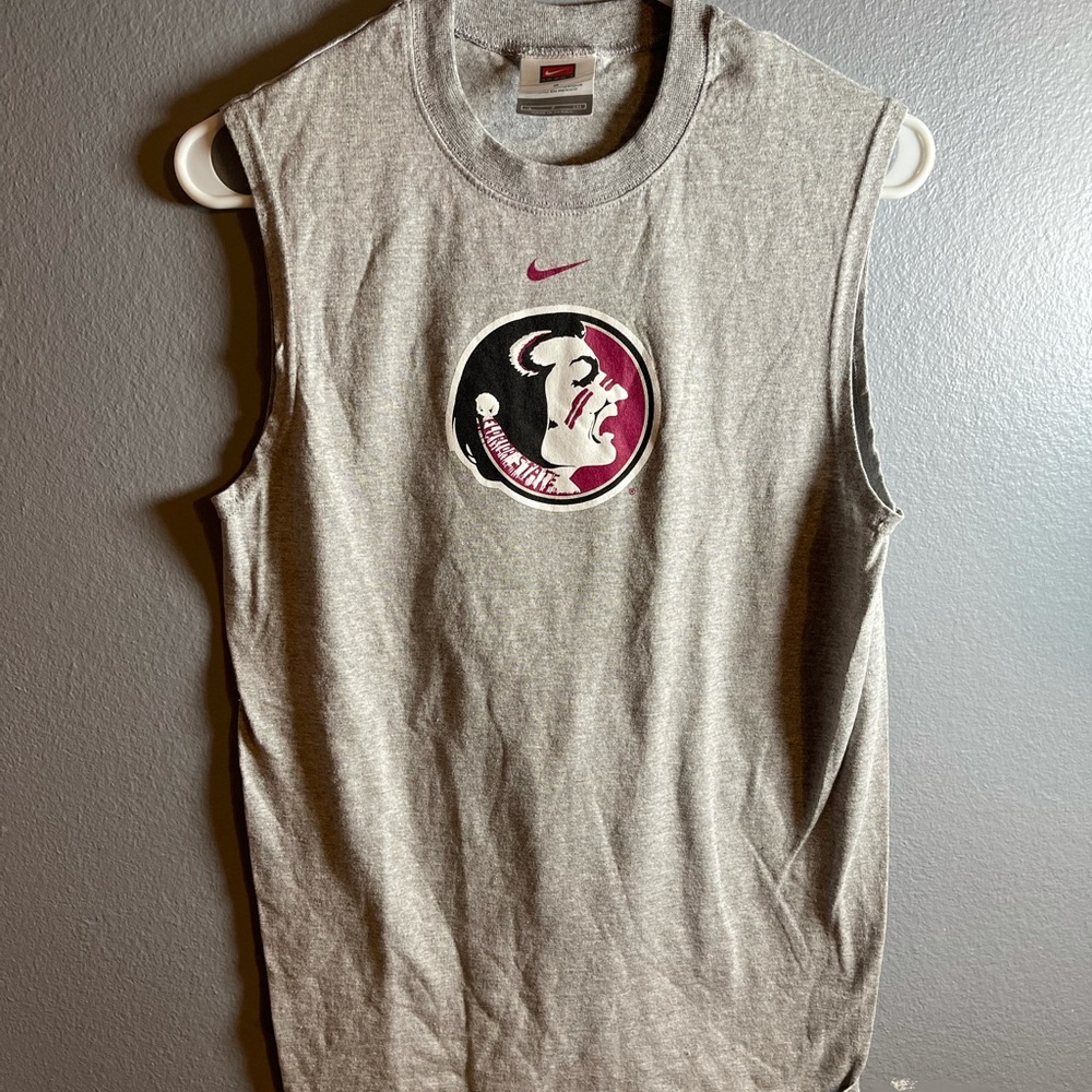 Nike FSU Football Men’s Muscle Tee Small New